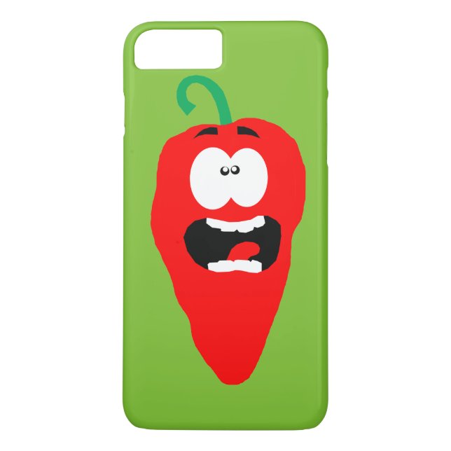Screaming Red Hot Chilli Pepper Case-Mate iPhone Case (Back)