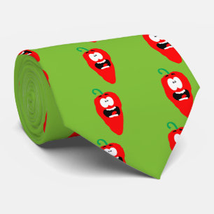 Screaming Red Hot Chilli Pepper Tie