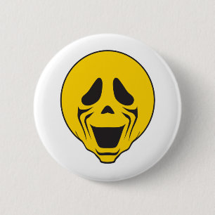 Screaming Scream Face 6 Cm Round Badge
