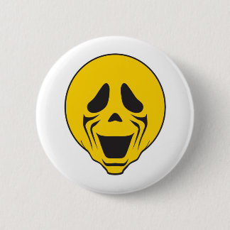 Screaming Scream Face 6 Cm Round Badge