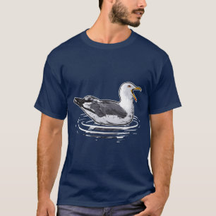 Screaming Seagull Sea Birds Birder gift T-Shirt