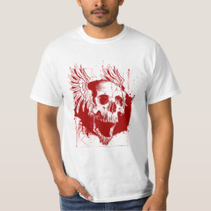 Screaming SKULL Grunge Bloody Shirt