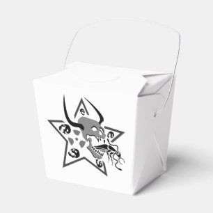 Screaming Skull Pentagram Favour Box