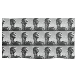 screaming zombie pillowcase