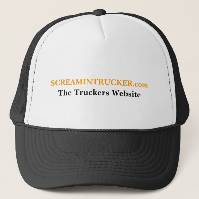 SCREAMINTRUCKER.com, The Truckers Website Trucker Hat (Front)
