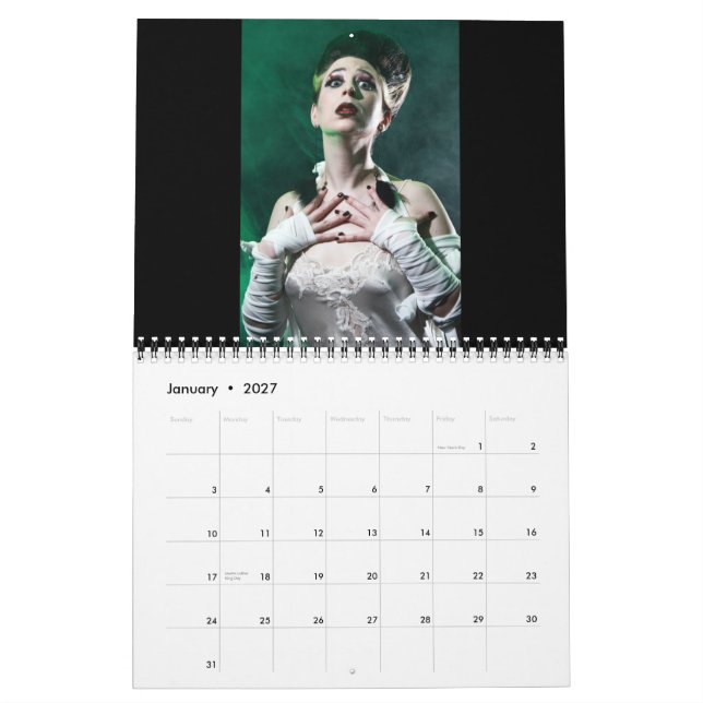 Screamvina Calendar By Argo Photo (Jan 2027)