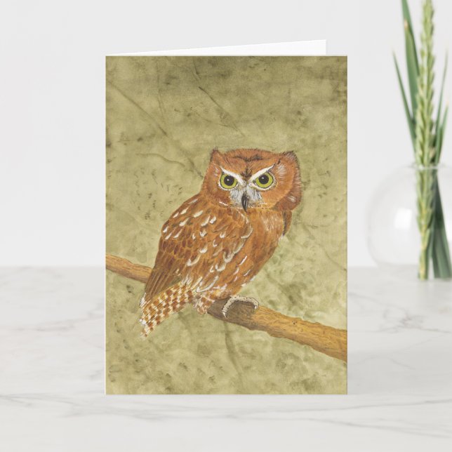 Screech Owl- 'Loudmouth' Card (Front)