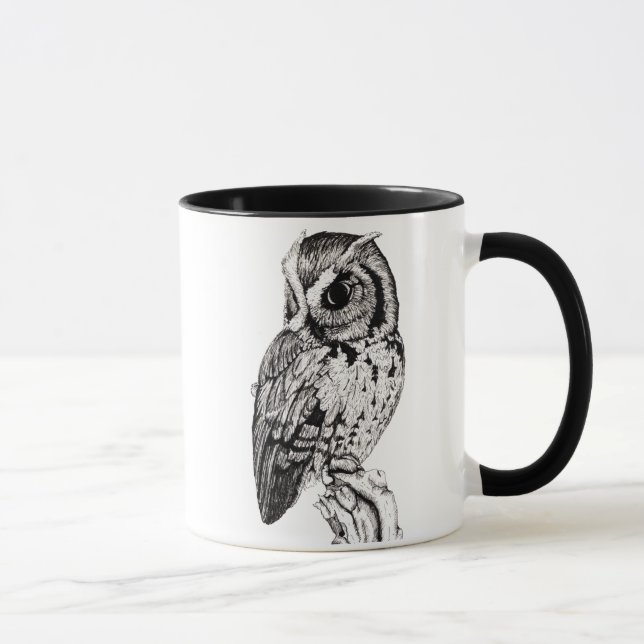 Screech Owl Mug (Right)