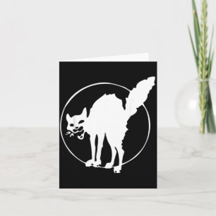 Screeching Iww Cat Shirt Card