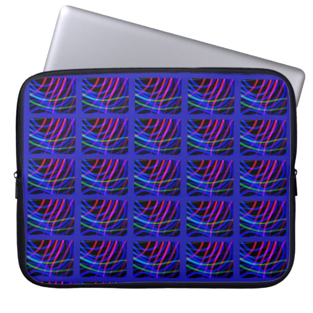 Screen Saver Pattern Laptop Sleeve (Front)