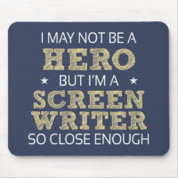 Screen Writer Hero Humour Novelty