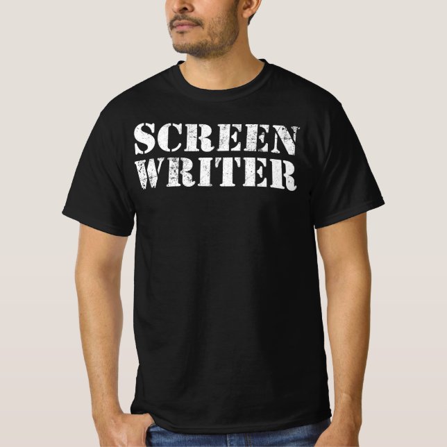 Screen Writer - Job Title T-Shirt (Front)