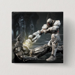 Screenshot: Batman vs Cyborg 15 Cm Square Badge