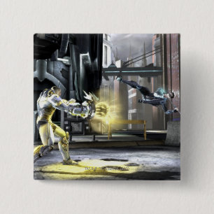 Screenshot: Cyborg vs Nightwing 2 15 Cm Square Badge