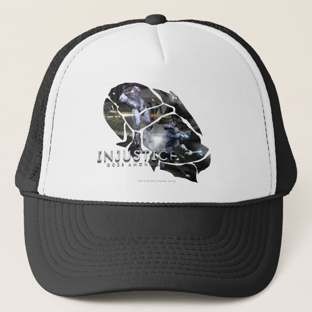 Screenshot: Cyborg vs Nightwing 3 Trucker Hat (Front)