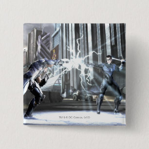 Screenshot: Cyborg vs Nightwing 4 15 Cm Square Badge