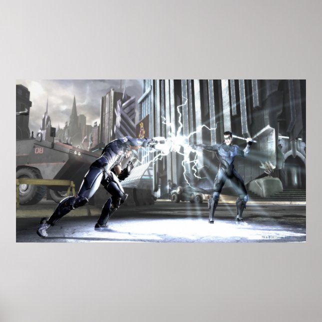 Screenshot: Cyborg vs Nightwing 4 Poster (Front)