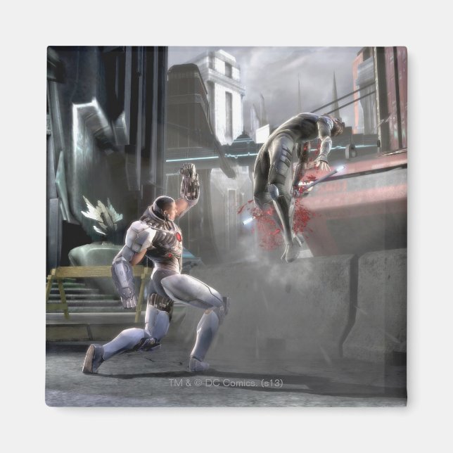 Screenshot: Cyborg vs Nightwing Magnet (Front)