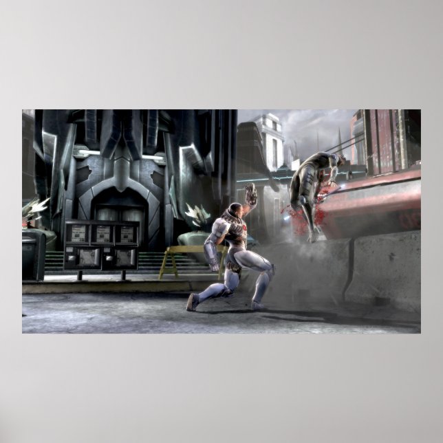 Screenshot: Cyborg vs Nightwing Poster (Front)