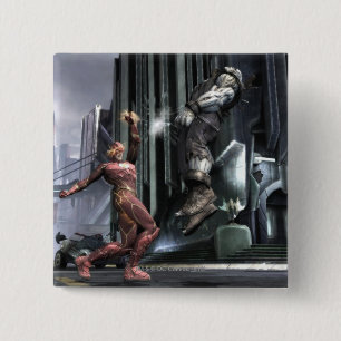 Screenshot: Flash vs Grundy 3 15 Cm Square Badge