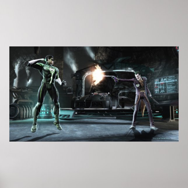 Screenshot: Green Lantern vs Joker Poster (Front)