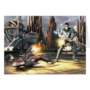 Screenshot: Harley vs Nightwing