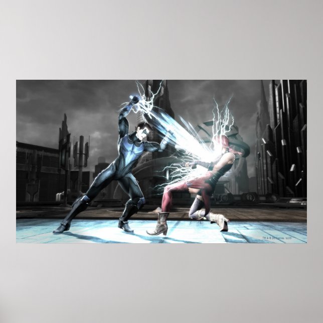 Screenshot: Nightwing vs harley Poster (Front)