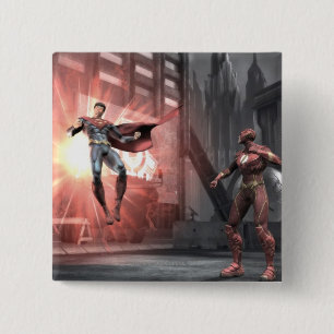 Screenshot: Superman vs Flash 15 Cm Square Badge