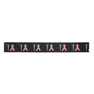 Screw Breast Cancer! Survivors Humour  Satin Ribbon