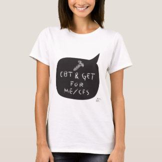 Screw CBT & GET for ME/CFS - chalkboard T-Shirt