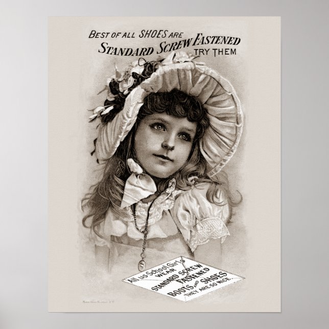 Screw Fastened Shoes Girl Poster (Front)