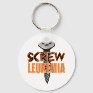 Screw Leukaemia Key Ring