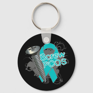 Screw PCOS Key Ring