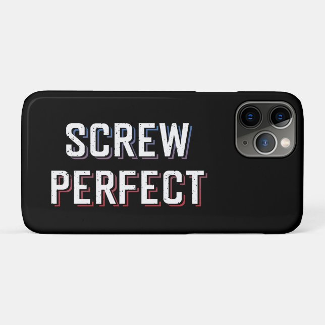 Screw Perfect Case-Mate iPhone Case (Back (Horizontal))