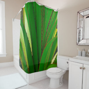 Screw Pine Closeup Shower Curtain