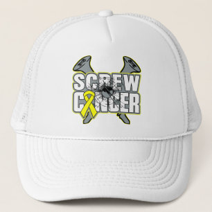 Screw Sarcoma Cancer Trucker Hat