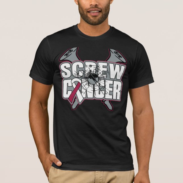 Screw Throat Cancer T-Shirt (Front)