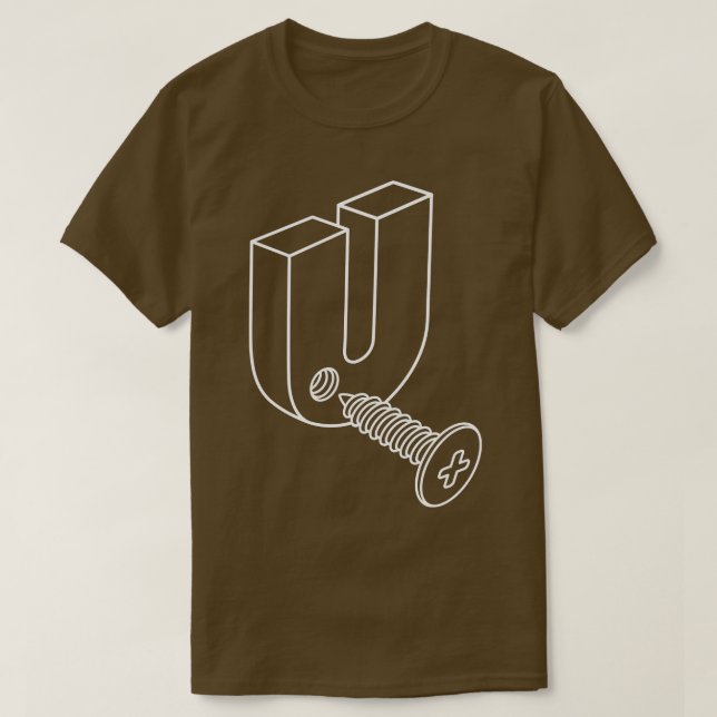 Screw U Screw you funny  you  off pun T-Shirt (Design Front)