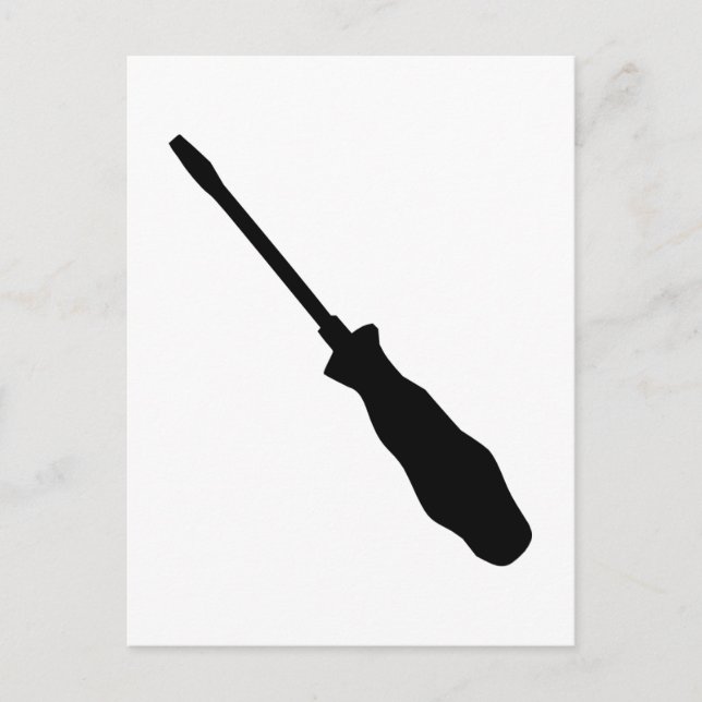 Screwdriver Postcard (Front)