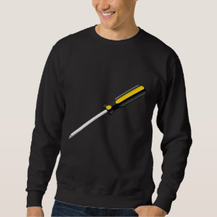 Screwdriver Tool Mechanic Handyman Sweatshirt