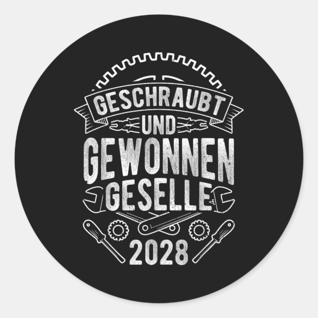 Screwed And Won 2028  Classic Round Sticker (Front)