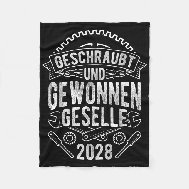 Screwed And Won 2028  Fleece Blanket (Front)