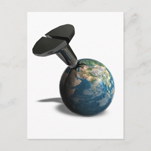 Screwed Earth Postcard (Front)