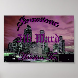 ScrewStone 5th Ward Houston,Tx Poster