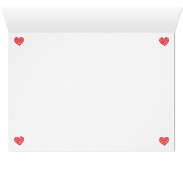 Scribble Heart Card (Inside Horizontal (Bottom))