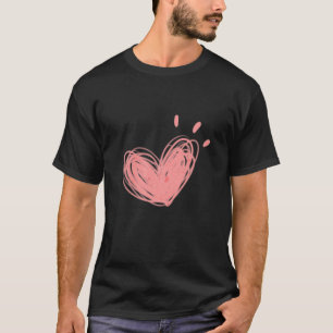 Scribble Heart Lgbtq Gay Rights Proud Pride Rainbo T-Shirt