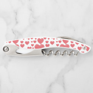 Scribble Hearts Corkscrew
