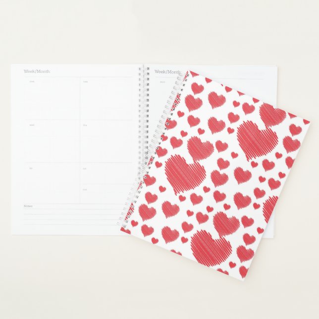 Scribble Hearts Planner (Display)