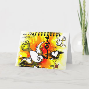 Scribble me some Love! Holiday Card