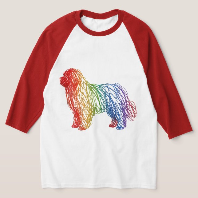 Scribble Newfoundland T-Shirt (Laydown)